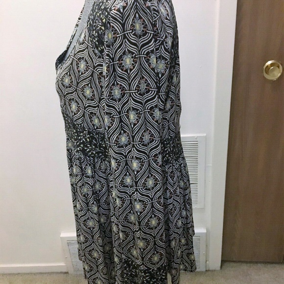 Free People XS Multi-colored Long Sleeve Blouse - Picture 6 of 7